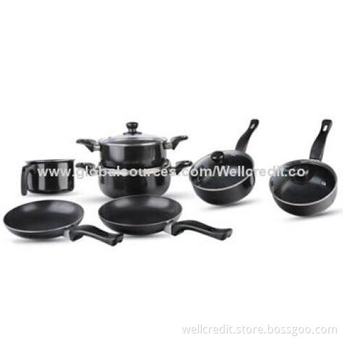 High-quality 11pcs aluminum cookware set